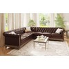 Mirod Large Retro Sectional Sofa with Wooden Legs, Comfortable Modular Design for Living Room, Lounge, and Family Spaces - 2 of 4