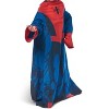 Northwest Spider-Man Spidey Webs Youth Silk Touch Comfy Throw Blanket with Sleeves, 48" x, 48" - 2 of 4