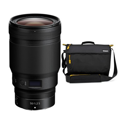 Nikon NIKKOR Z 50mm f/1.2 S Lens with Koah Fulton Precision Camera Bag Bundle