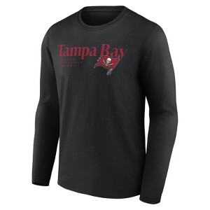 NFL Tampa Bay Buccaneers Men's Black Long Sleeve T-Shirt - 1 of 3