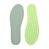Unique Bargains Sport Shoe Inserts Fit Shoe White Gray 1 Pair - 3 of 4