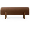 Maven Lane Juno Contemporary Fabric Wooden Bench - 2 of 4