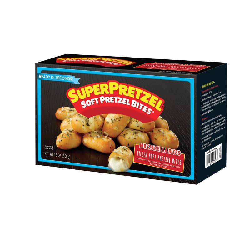 SuperPretzel Frozen Mozzarella Soft Pretzel Bites - 13oz, 3 of 4