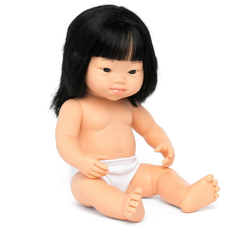 Miniland Educational Anatomically Correct 15" Baby Doll, Down Syndrome Girl, 1 of 4