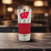 NCAA Wisconsin Badgers 24oz Chrome Draft Tumbler - 3 of 3
