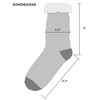 Women's Novelty Plush Winter Fleece Lining Slipper Socks - 3 of 3