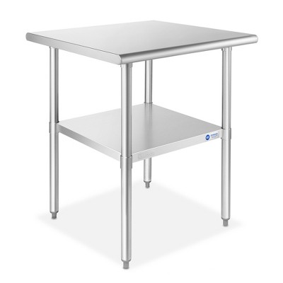 Gridmann Stainless Steel Table With Undershelf - 24 X 24 Inch, Nsf ...