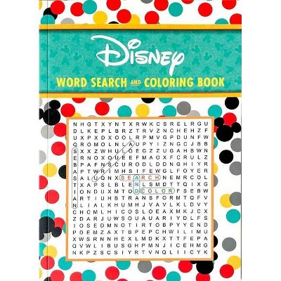 Disney Word Search and Coloring Book - by  Editors of Thunder Bay Press (Paperback)