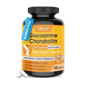 Glucosamine Chondroitin Joint & Relief Support Supplement with MSM Turmeric Boswellia, Glucosamine Sulfate, Glucosamine Chondroitin MSM -120 Capsules - 1 of 4