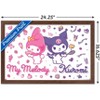 Trends International Hello Kitty and Friends: 23 My Favorite Flavor - My Melody & Kuromi Framed Wall Poster Prints - 3 of 4