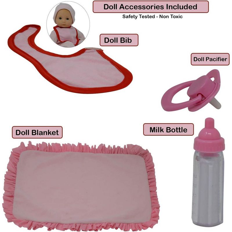The New York Doll Collection Baby Doll Clothing Set, 3 of 7