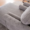 43.3" Chenille Oversized Chaise Lounge Chair with Wide Seat - 3 of 4