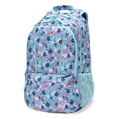 light blue floral