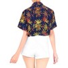 HAPPY BAY Hawaiian Shirts Womens Casual Summer Beach Tops Blouses Shirt Luau Party Blouse Short Sleeve Button Up Dress Shirts T Shirt - 3 of 4
