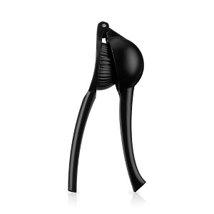 Viski Black Citrus Press, Citrus Juicer, Lemon Squeezer for Cocktails, Bar Accessories, Matte Black Lime Juicer, Metal, Set of 1 - 1 of 4