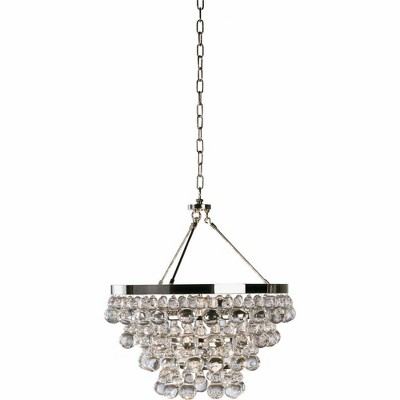 Robert Abbey Lighting Bling - Light Chandelier in  Polished Nickel