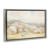 Stupell Industries Lambs Strolling Pastel Countryside Floating Frame Canvas Art - 2 of 4