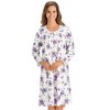 Collections Etc Long Sleeve Flannel Nightgown - 4 of 4
