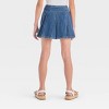 Girls' Drop-Waist Pleated Denim Skirt - art class™ - 2 of 3