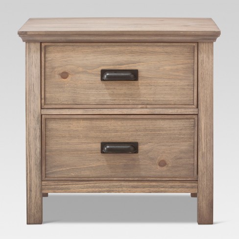 gilford 2 drawer nightstand - threshold™ : target