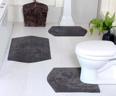 Waterford Collection Cotton Tufted Set of 3 Bath Rug Set - Home Weavers