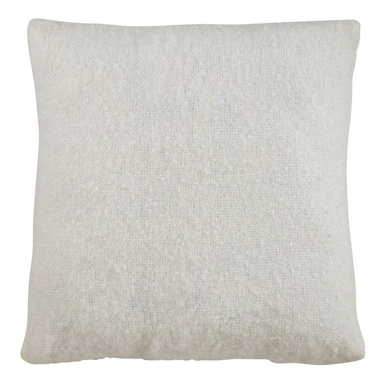 Faux Mohair Poly Filled Square Throw Pillow - Saro Lifestyle, 3 of 5