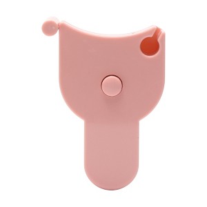 Unique Bargains Measuring Tape 1.5M Push-Button Scandinavian Style Tape Measure +/-5% Accuracy Fiberglass 2.36"x1.57"x0.39" 1 Pcs - 1 of 3