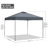 Ainfox 10'×10'  Portable Canopy With Carrying Bag - 2 of 4