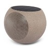 Victrola Zen Outdoor Bluetooth Solar Speaker - Stone - 4 of 4