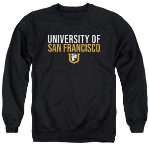 University Of San Francisco Official Stacked Adult Crewneck Sweatshirt - 1 of 4