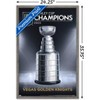 Trends International NHL Vegas Golden Knights - 2023 Stanley Cup Team Logo Framed Wall Poster Prints - 3 of 4