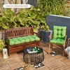 ARTPLAN Outdoor 48 Inch Bench Cushion Tufted for Outdoor Furniture, 48"x18"x4" Wicker Patio Loveseat Cushion All Weather - 3 of 4