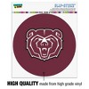 Missouri State University Bears Logo Automotive Car Window Locker Circle Bumper Sticker - 3 of 4