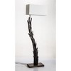 Modern Home Angled Driftwood Nautical Wooden Floor Lamp - Blackwood - 2 of 4