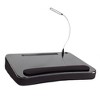 Sofia + Sam Lap Desk with USB Light and Tablet Slot - Black - 4 of 4