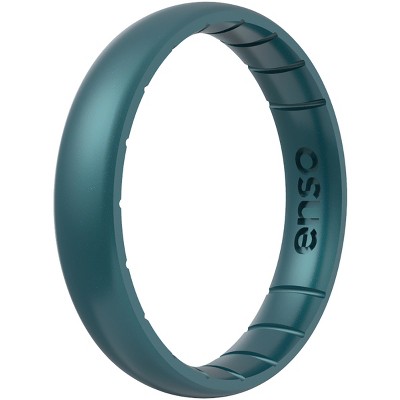 Enso Rings Women’s Infinity Series Silicone Ring – Amber Color, Stretchy & Comfortable