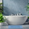 White Classic Cotton Bath Mat Floor Towel [Not a Rug] 2-Pack - 22x34" - 4 of 4