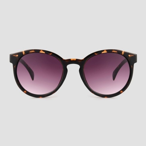 Small Round Sunglasses in Tortoise