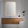 Nora Rectangular Frameless Anti-Fog Aluminum Back-lit Tri-color LED Bathroom Vanity Mirror with Smart Touch Control - image 3 of 4