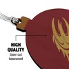 Elon University Primary Logo Wood Christmas Tree Holiday Ornament - 3 of 4
