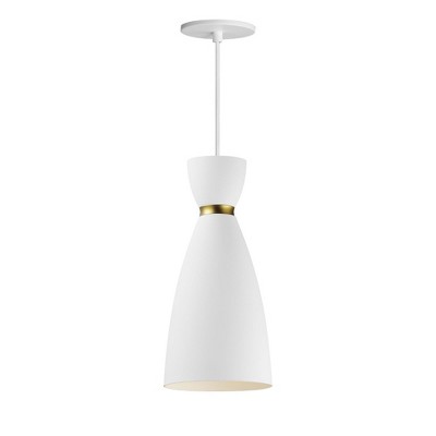 Maxim Lighting Carillon 1 - Light Pendant in  Black/Satin Brass