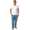 DreamWorks Shrek Mens' Characters Donkey Fiona Sleep Pajama Pants Blue - 2 of 4