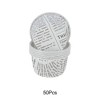 Unique Bargains Cupcake Liners Laminated Cup Letter Disposable Laminated Paper Black White 2.76"x1.54" 50 Pcs - 4 of 4