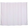 Snap Fabric Shower Curtain Liner Replacement - 70Wx 54H, White, with Magnets, Detachable Fit 71Wx 74H with Window - 2 of 4