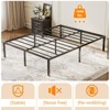 Karl Home 14 inch Height Twin Size Bed Frames Heavy Duty, Metal Platform Bed No Box Spring Needed - 4 of 4