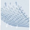 PDTEND 3D Knitted Cotton Cervical Pillow Set of 2 with Slow-Rebound Memory Foam, Breathable Washable Cover - 4 of 4