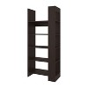 PAGED 5-Shelf Open Bookcase Contemporary Design Book Shelf with Scratch-Resistant Surface, Storage Shelves for Display and Storage - 4 of 4