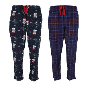 Fruit of the Loom Men's Holiday Fleece Pajama Pant (Pack of 2) - 1 of 4
