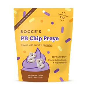 Bocce's Bakery Peanut Butter Carob and Yogurt Froyo with Sprinkles