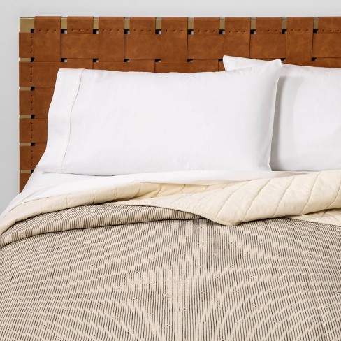 Textured Stripe Quilt Neutral Black Opalhouse Target